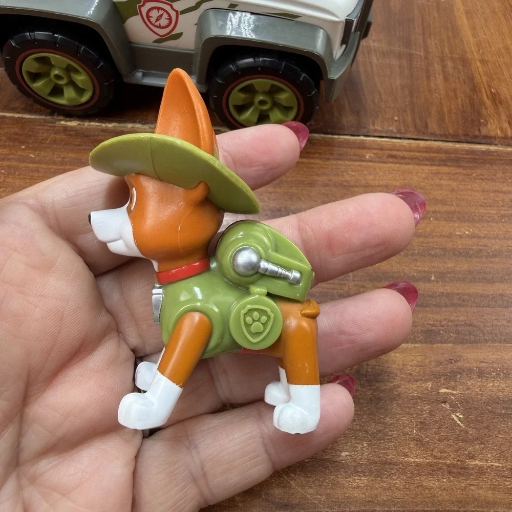 Paw Patrol Tracker Vehicle Jungle Cruiser Rescue Jeep w/Figure